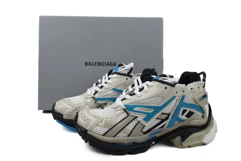 Balenciaga Running Shoes Cream/Grey/Blue – photo 6