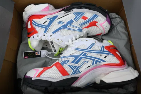 Balenciaga Runner White/Blue/Red – photo 8