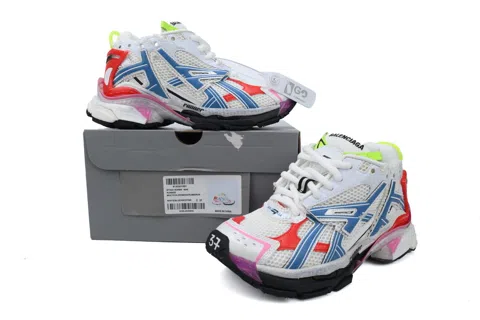 Balenciaga Runner White/Blue/Red – photo 7