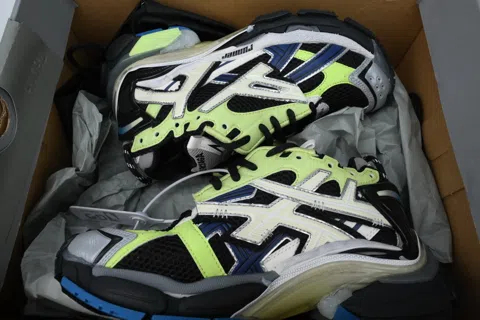 Balenciaga Runner Grey Blue Green – photo 8
