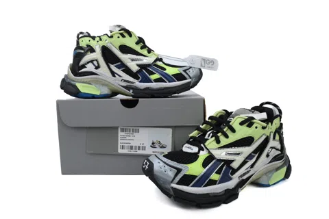Balenciaga Runner Grey Blue Green – photo 7