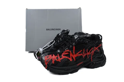 Balenciaga Runner Black/Red – photo 6