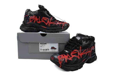 Balenciaga Runner Black/Red – photo 7