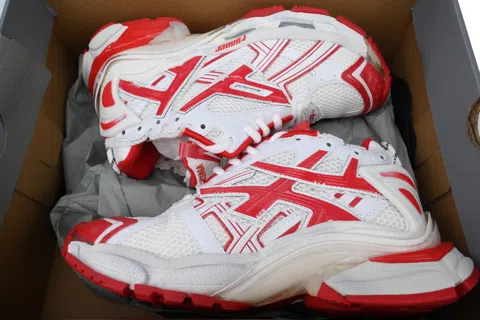 Balenciaga Runner White/Red – photo 8