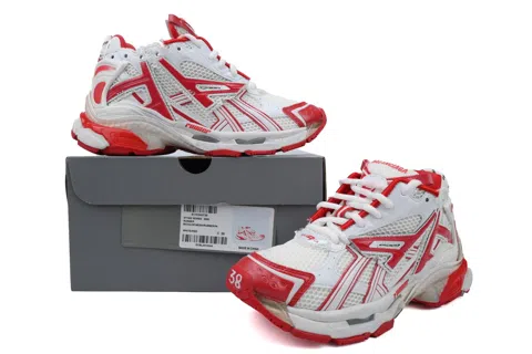 Balenciaga Runner White/Red – photo 7