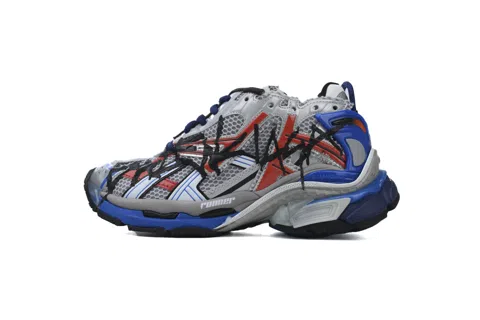 Balenciaga Runner White/Blue Print