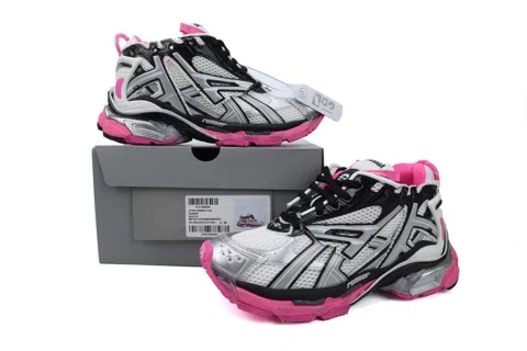 Balenciaga Runner Silver/Red – photo 6