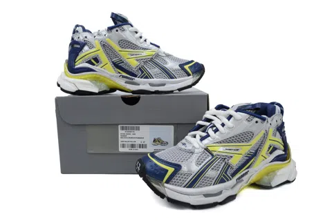 Balenciaga Runner White/Yellow/Blue – photo 6
