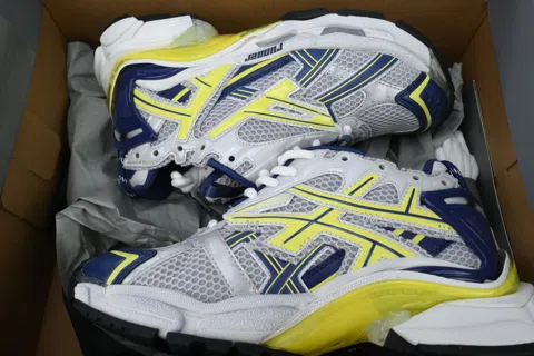 Balenciaga Runner White/Yellow/Blue – photo 8