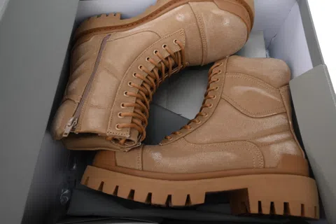 Balenciaga Strike Boot Brown – photo 8
