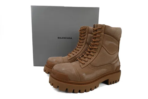 Balenciaga Strike Boot Brown – photo 7