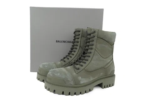 Balenciaga Strike Boot Olive – photo 8