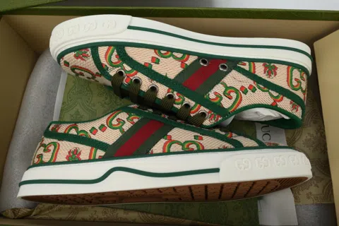Gucci Tennis 1977 Green Floral – photo 8