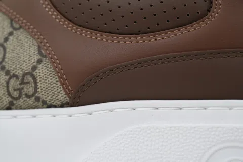Gucci Sneakers White/Brown – photo 6