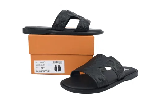 Louis Vuitton Oasis Mule Black Embossed – photo 8
