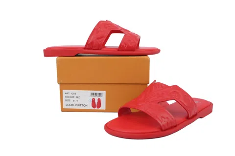 Louis Vuitton Oasis Mule Red Embossed – photo 7
