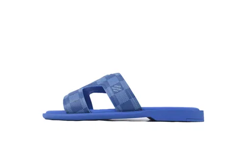 Louis Vuitton Oasis Mule Blue Check