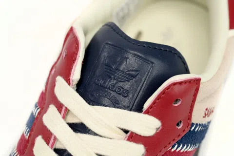 adidas Samba Cream/Blue/Red – photo 9