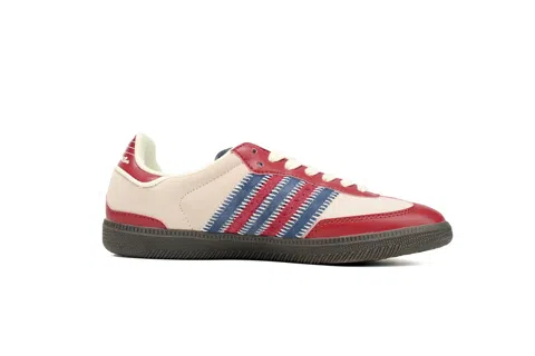 adidas Samba Cream/Blue/Red – photo 3