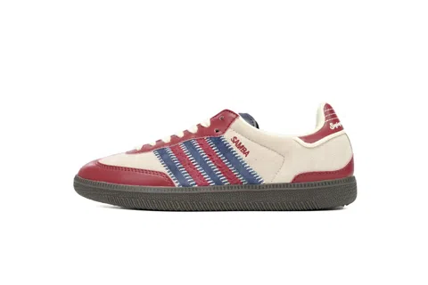 adidas Samba Cream/Blue/Red – photo 5