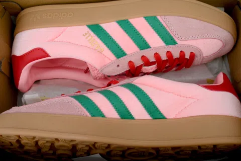 adidas Gazelle Glow Pink Court Green – photo 8