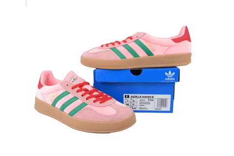 adidas Gazelle Glow Pink Court Green – photo 7