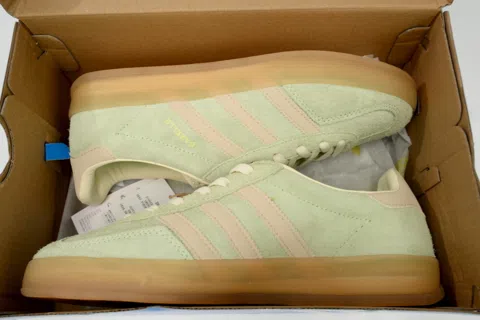adidas Gazelle Green Spark Almost Yellow – photo 8