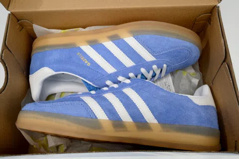 adidas Gazelle Blue/White/Brown – photo 8