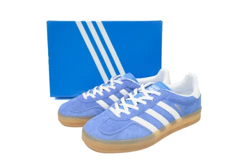 adidas Gazelle Blue/White/Brown – photo 6