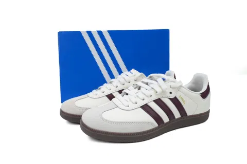 adidas Samba Off White Maroon – photo 6