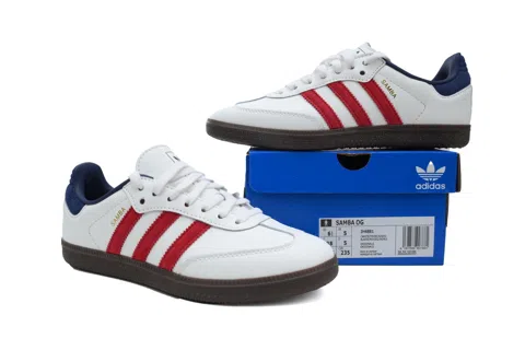 adidas Samba White Victory Red Indigo – photo 7