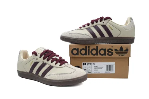 adidas Samba Wonder White Maroon – photo 7