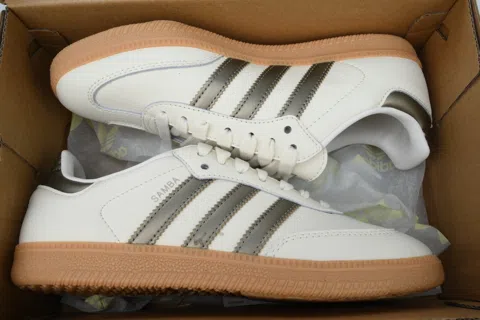 adidas Samba Off White Wonder Gold Metallic – photo 8