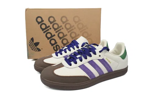 adidas Samba Off White Purple Green – photo 7
