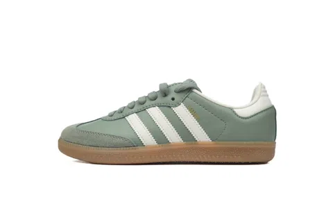 adidas Samba Silver Green Gum