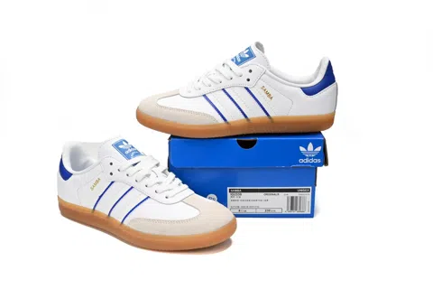 adidas Samba White/Blue – photo 9