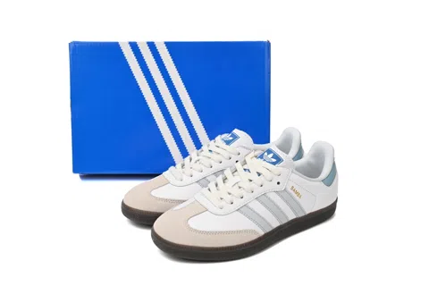 adidas Samba White/Light Blue – photo 9