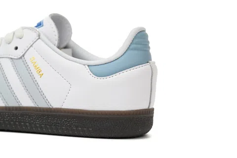 adidas Samba White/Light Blue – photo 5