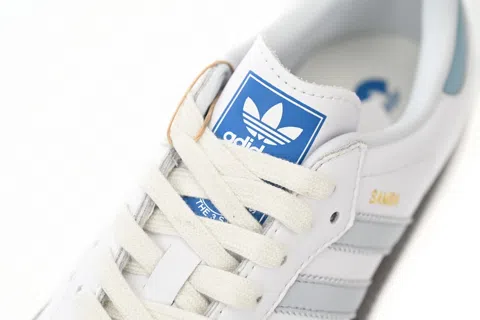 adidas Samba White/Light Blue – photo 7