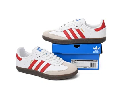 adidas Samba White/Red – photo 9