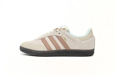 adidas Samba White/Pink/Brown