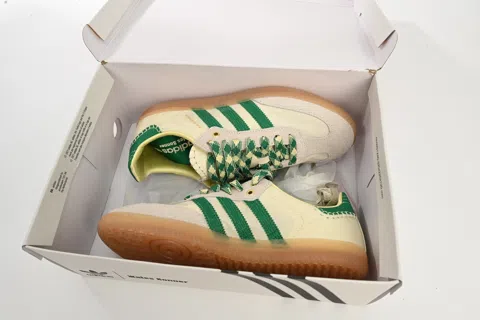 Wales Bonner x adidas Samba White/Green – photo 11
