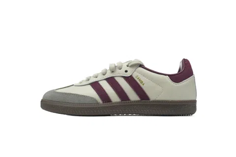 adidas Samba Putty Grey Maroon