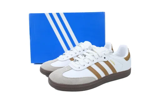 adidas Samba Cloud White Brown Desert – photo 6