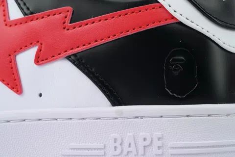 Bape Sta White/Black/Red – photo 5