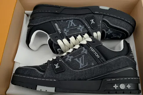 Louis Vuitton Trainer Black Denim – photo 8