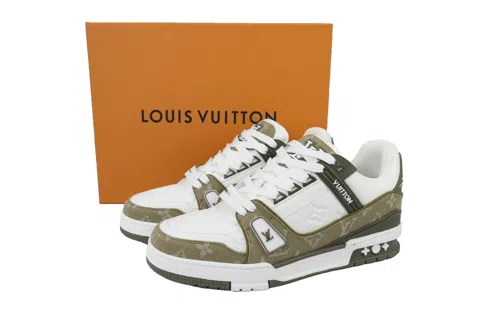 Louis Vuitton Trainer Olive Denim – photo 7