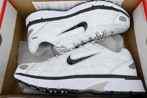 Nike P-6000 White Metallic Silver Black – photo 8