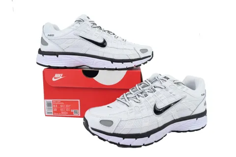 Nike P-6000 White Metallic Silver Black – photo 6