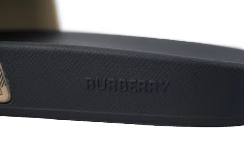Burberry Slides Khaki Check – photo 7